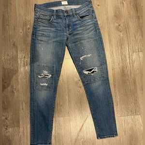 Hudson Jeans size 27 (fits 28) mid rise comfortable!